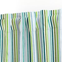 1/4" rotated linen stripes: baby, tiffany, teal no. 2, 165-8, chartreuse, sky