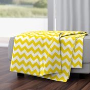 1" white yellow chevron