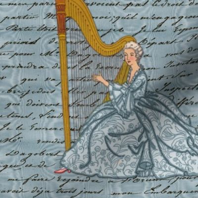 Dangerous Liaisons ~ Cecile's Harp Lessons ~ Solo ~ Pillow Sizes