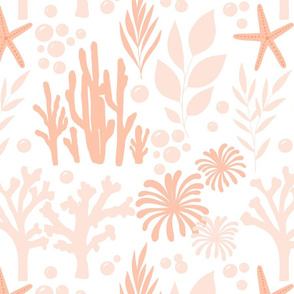Under The Sea Pink Coral Large