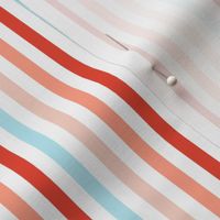 Vertical Sweetie Stripes, Pink Red Blue White