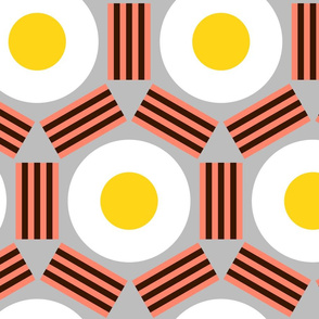 Midcentury Modern Eggs and Bacon