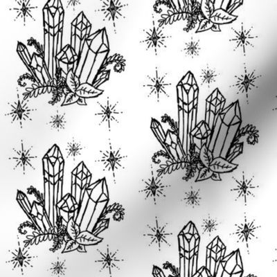 Black and White Crystals