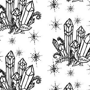 Black and White Crystals