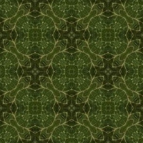Celtic Lands. Green Detailed Geometric Pattern