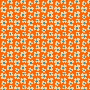 new floral daisy Orange Small