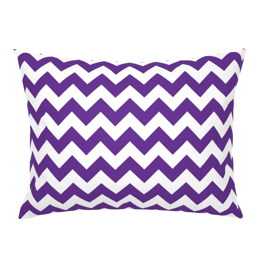 1" purple white chevron