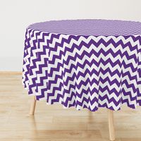 1" purple white chevron