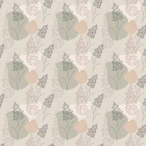 Light Wind Grass // Normal Scale // Brown Background // Botanical Vibe // Nature Flowers 