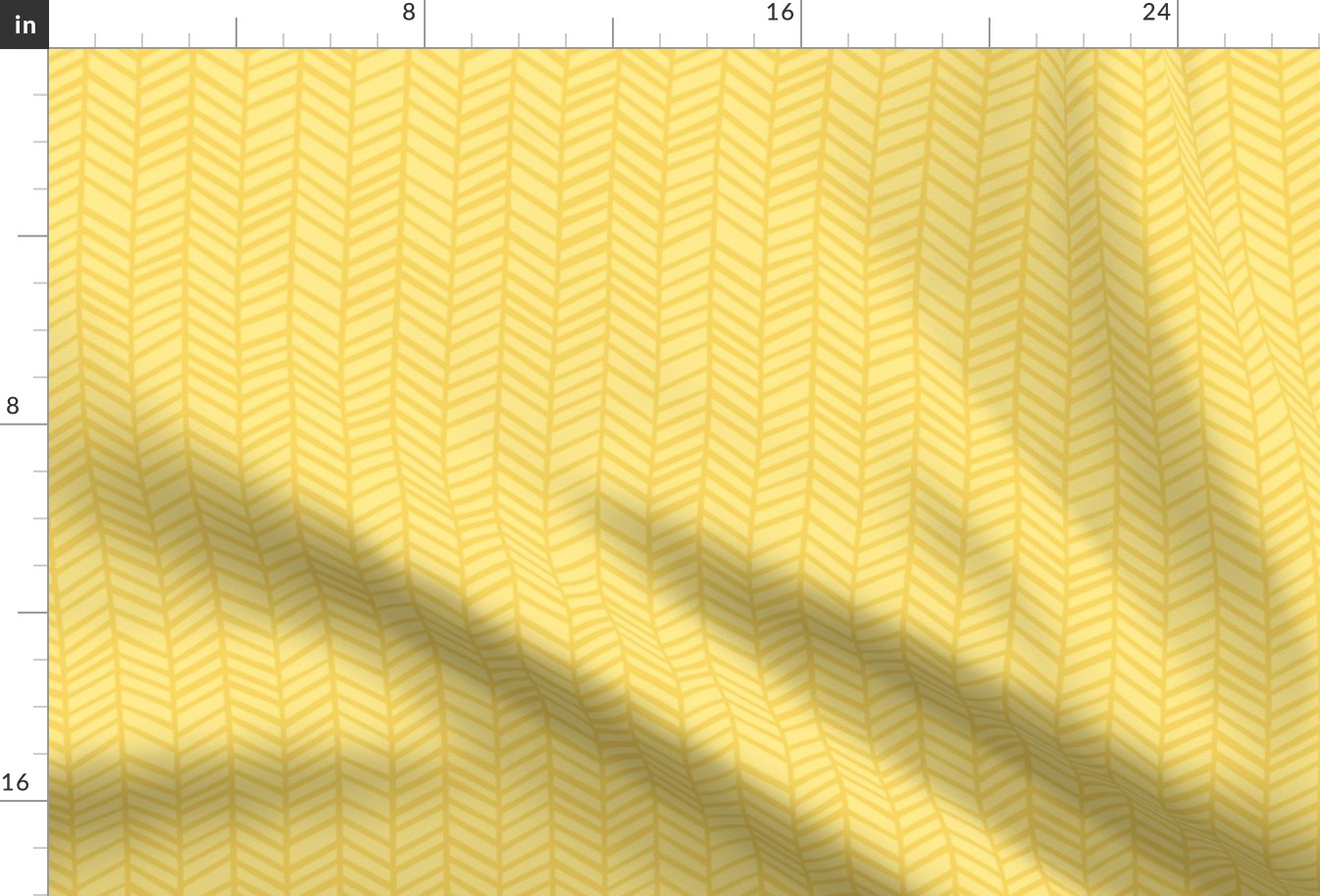 Herringbone M+M Yolk Sunshine Small Scale by Friztin