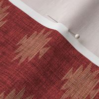 Small woven Kilim - rust red