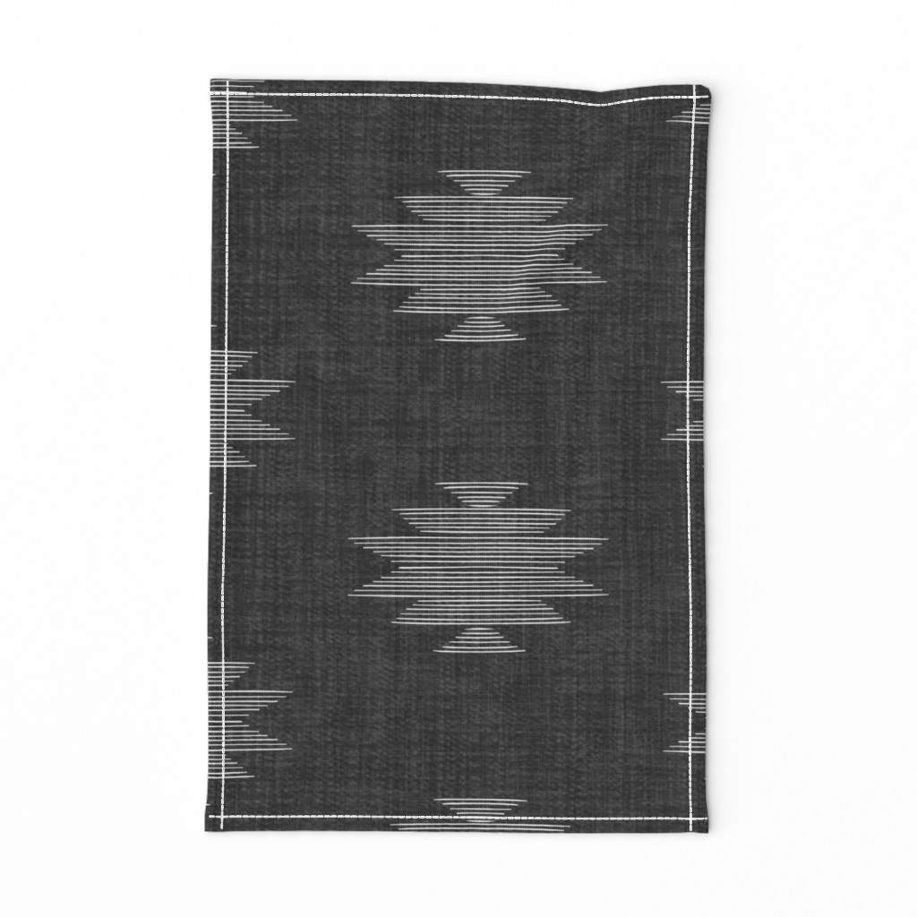 Woven Kilim - black.