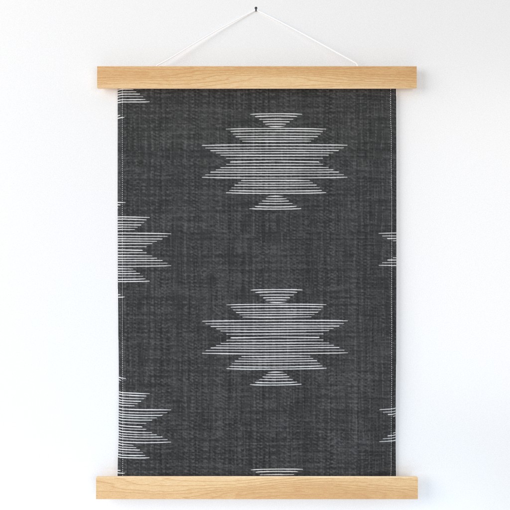 Woven Kilim - black.