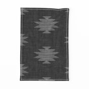 Woven Kilim - black.