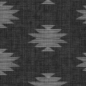 Woven Kilim - black.