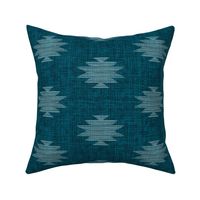 Woven Kilim - dark teal