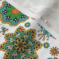 Marrakesh 5 Mandalas white