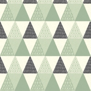 Triangle Mod Geometric - Light Green - Jumbo