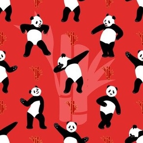 Panda Dance Red