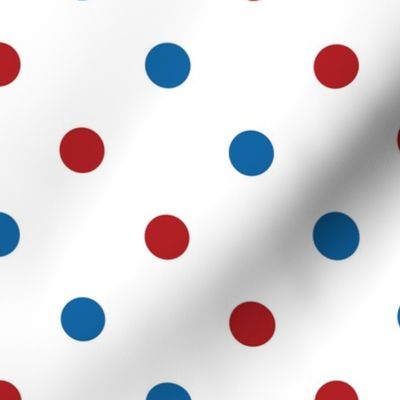 Red, White, and Blue Polka Dots - Large (July 4th collection)