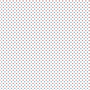 Red, White, and Blue Polka Dots - Small (July 4th collection)