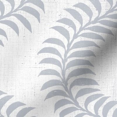 Serpentine Ferns - Gray Linen