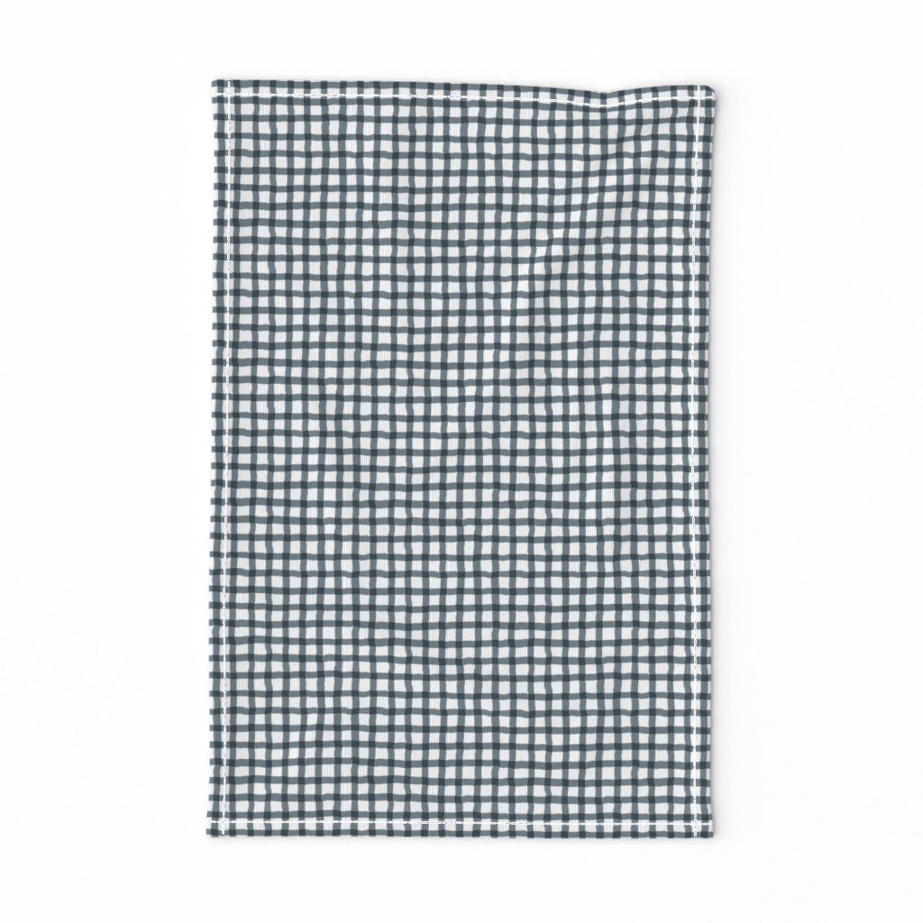 Loosey Goosey Gingham in Navy