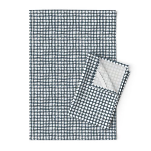 Loosey Goosey Gingham in Navy