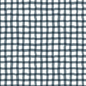 Loosey Goosey Gingham in Navy