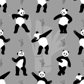 Panda Dance Grey