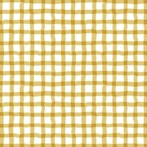 Loosey Goosey Gingham in Goldenrod