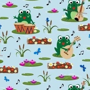 jamming frogs small scale