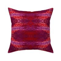 Multi Big Hexagon Pour Painting Kaleidoscope red purple