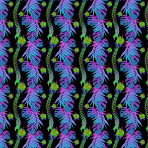 Goth Hawaiian Spine  Pattern