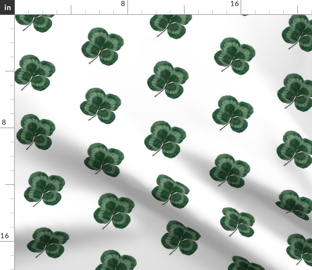  Lucky four leaf clover / shamrock print  2 (medium)