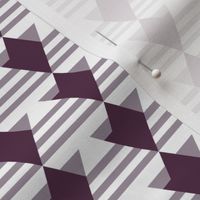 Purple and Lilac Diamond Design Fabric