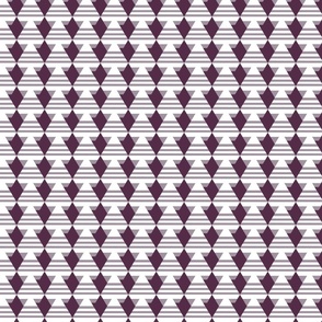 Purple and Lilac Diamond Design Fabric