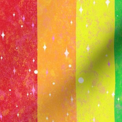 Very Rainbow!  Sparkle Rainbow Vertical Stripe - Rainbow Gay Pride Colors -- 339dpi (44% of Full Scale)