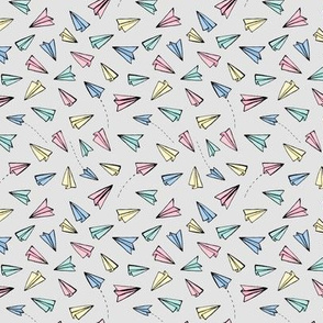 Paper Planes in Pastels - Tiny