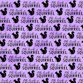 oh look a squirrel heathered purple