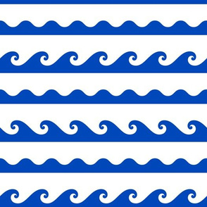Waves blue