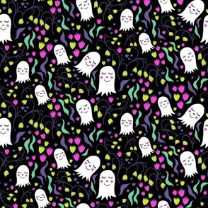 Cute Ghosts, Bright Colors