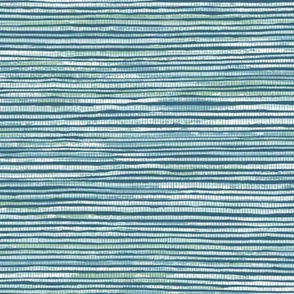Grasscloth Sisal - Blue/Green Seaglass Wallpaper 