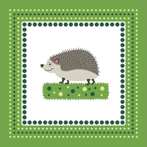 Hedgehog Pillow Square