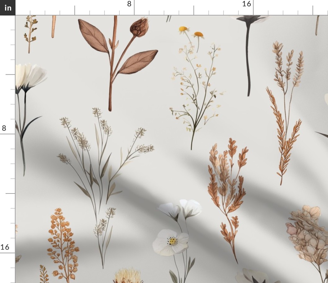 Boho Wild weeds flowers rustic - small