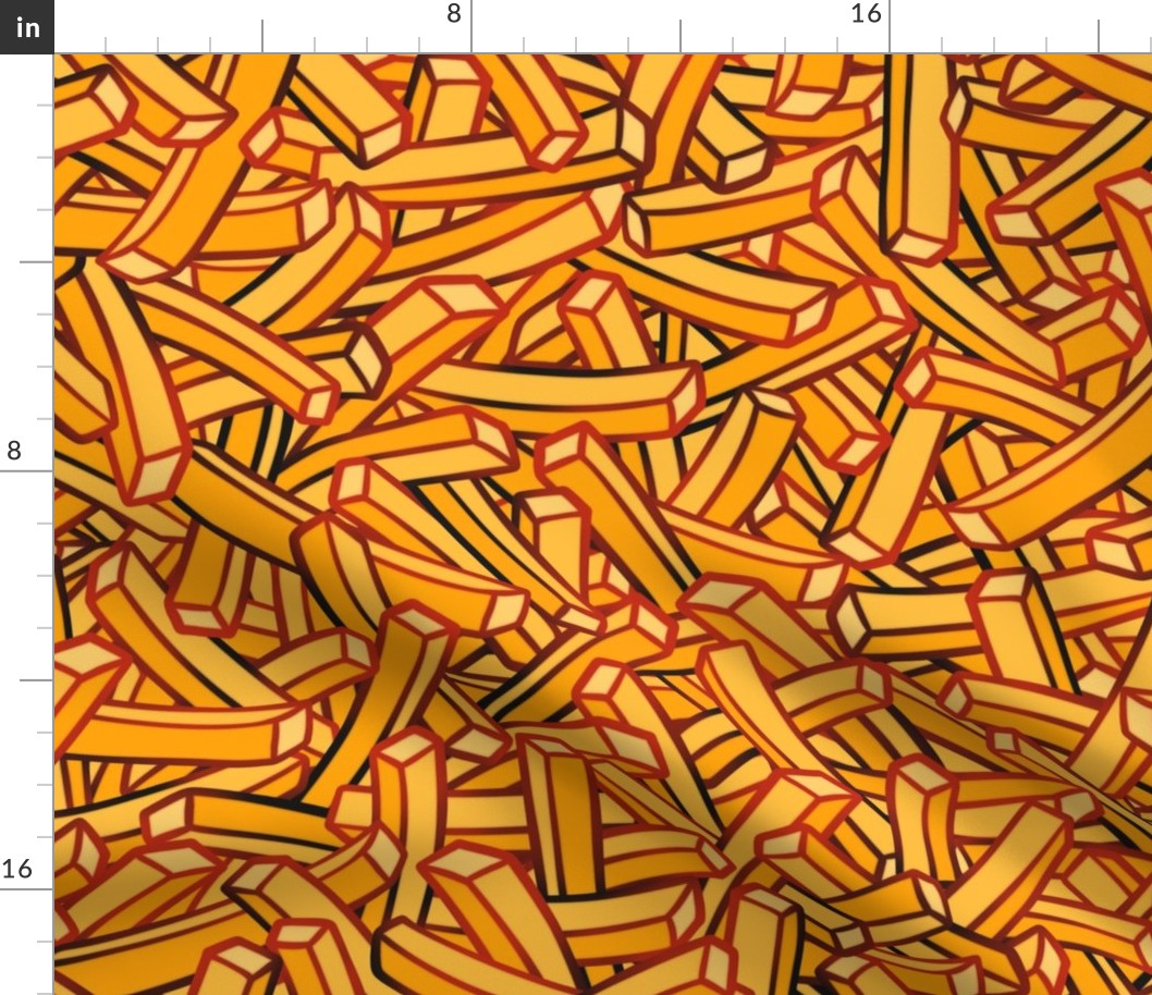 Large French Fries Pattern