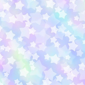 Starry Bokeh Pattern - Magical Unicorn Color Palette