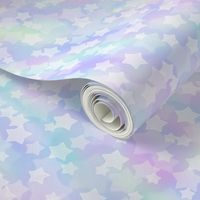 Small Starry Bokeh Pattern - Magical Unicorn Color Palette