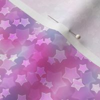 Small Starry Bokeh Pattern - Magenta Fantasy Color Palette
