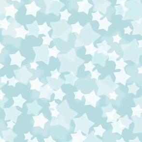Starry Bokeh Pattern - Sea Spray Color